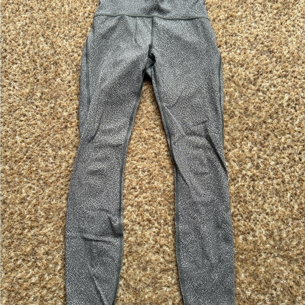 Lululemon Train Times 7/8 High-Rise Pant 25" Black Size 2